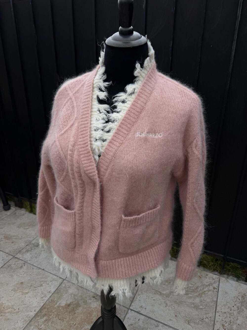 13DE MARZO Doozoo Button Knit Cardigan
